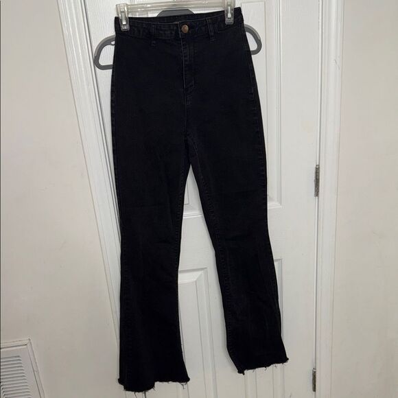 Fashion Nova Black Flare Women's Jeans - Picture 1 of 5